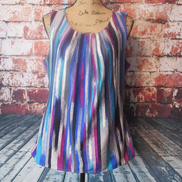 Banana Republic Tops - Banana Republic Water Color Sleeveless Blouse